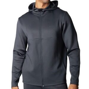 Spyder Active Full Zip Hoodie Jacket XXL Black Sport Performance Athlete Stretch
